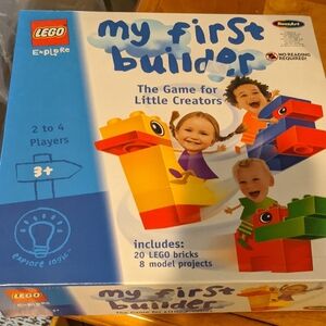 2002 Lego Explore My First Builder Game RoseArt 31393 Preschool Little Creator